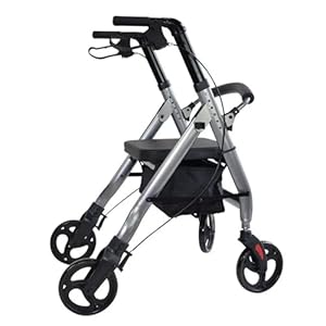 Qinggang Rollator mit 4 Rädern und Sitz