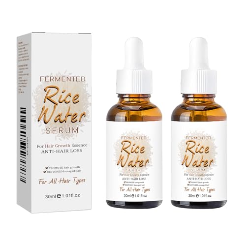 Aceite para el Cabello, 2 Piezas Aceite para el Cabello con Extracto de Arroz, Hair Care Oil, Para el Crecimiento del Cabello, Nutrir el Cuero Cabelludo y Reducir su Caída