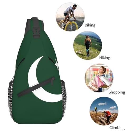 Mochila Unisex con Estampado Bandera de Pakistán miniatura 6