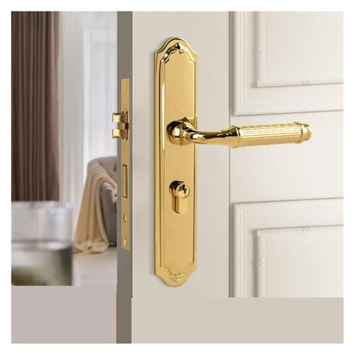Serrure de porte silencieuse en laiton massif modèle 153
