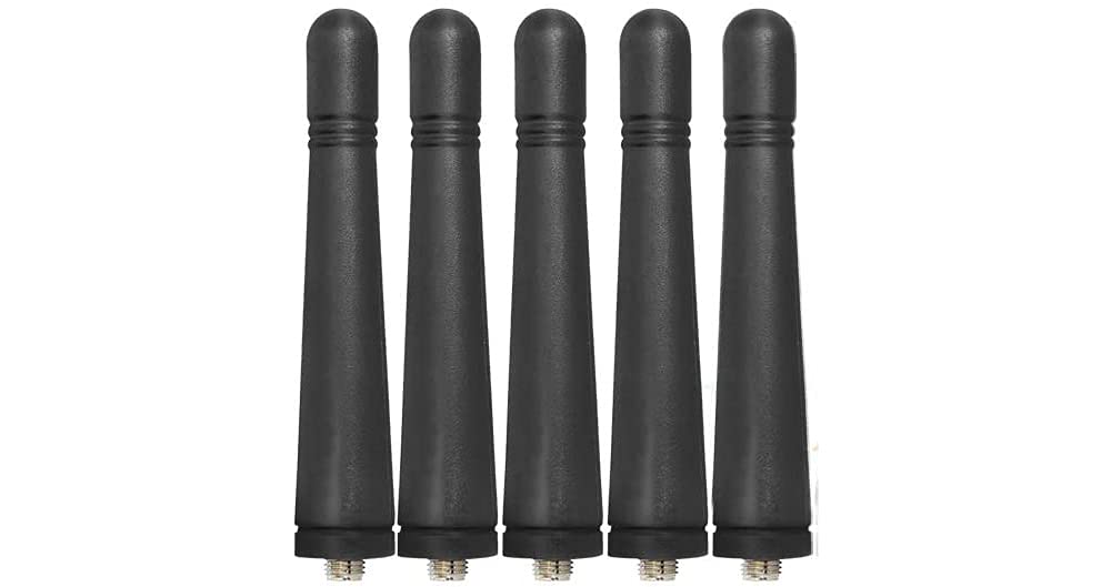 Amasu 5Pack KRA-23 UHF Stubby Antenna 3.2inch Compatible with TK3170 TK3180 TK5310 TK5320 TK3300 TK3302 TK3303 TK3312 Radio