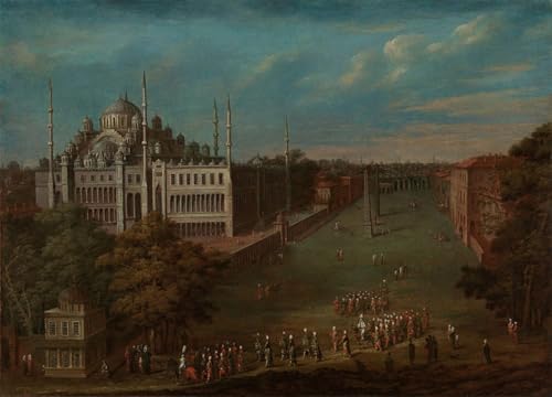 Tableau Famous Painting Jean Baptiste Vanmour affiche murale salon
