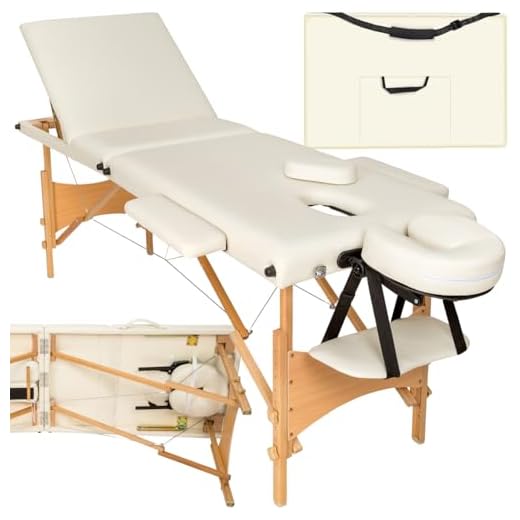 Beltom Mobile Massagetisch Massageliege Massagebank 2 zonen klappbar THERAPIELIEGE +TA. - Lila 3 TecTake Mobile Massageliege 3 Zonen höhenverstellbar inkl. hochwertiger Kopfstütze + Tasche - diverse Farben - (Beige | Nr. 401465)