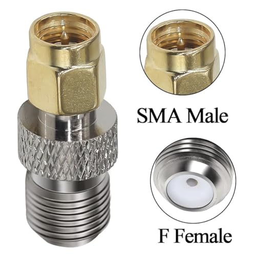 Adaptador Conector SMA Macho a F Hembra, 4 unidades miniatura 4