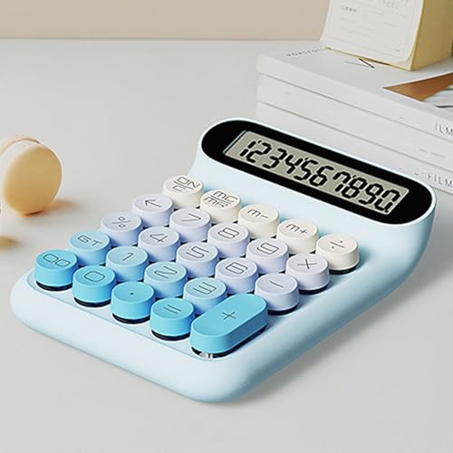 Calculadora de teclas de interruptor mecánico con tapas extraíbles y base antideslizante 4