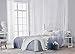 TRUEDAYS Four Corner Post Bed Canopy, Full/Queen/King Size, White