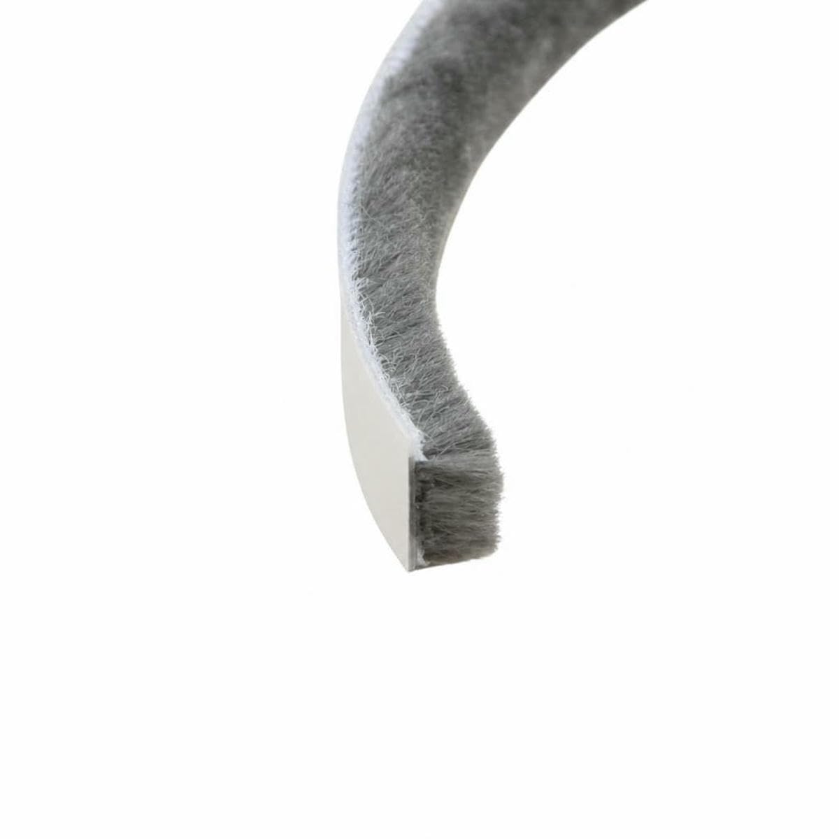 5/10M Self-Adhesive Aluminum Alloy Door and Window Sound Insulation Wind Protection Collision Prevention Dust Sealing Strip-9x5mm-gray-5M