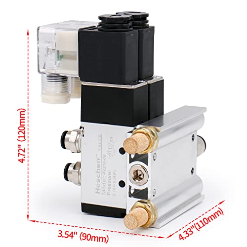 Électrovanne double 4V210-08 contre les fuites d'air comprimé AC 24V