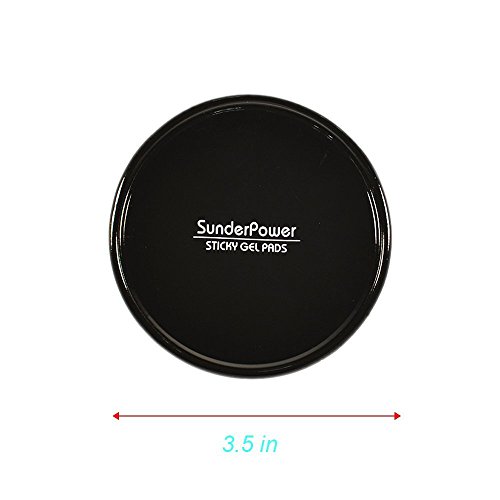 Sunderpower Cell Pads,Premium Sticky Anti-Slip Gel Pads,Holds Phones,Sunglasses, Gps And Many More #TOP5