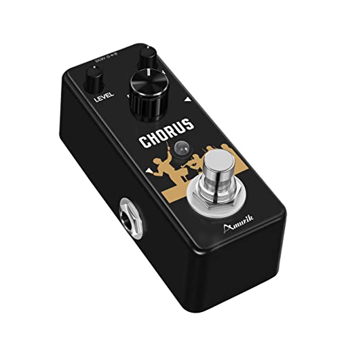 Amuzik Analog Chorus Effect Pedal Guitar Chorus For Electric Guitar With High Warm Classic Chorus Bbd Circuit Pedal Uses The Rare Mn3007 Chip Of Ture Bypass #TOP3