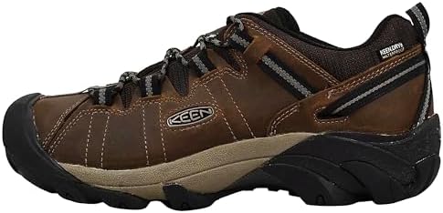 KEEN Men's Targhee 2 Low Height Waterproof Hiking Shoes, Bison/Brindle, 9.5 — view 6