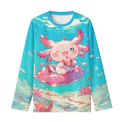 Image of Kids Long Sleeve Shirts for Girls 3-16 Year Old Cute Clothes for Teen Girls Casual Workout Tops
