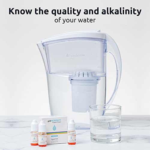 Invigorated Water Ph Tester - Measures Ph Levels Of Water And Saliva - More Accurate Than Ph Test Strips - Ph Water Tester - Ph Level Tester For Water - Ph Tester Water Drops - Ph Test Kit (3-Pack) #TOP4