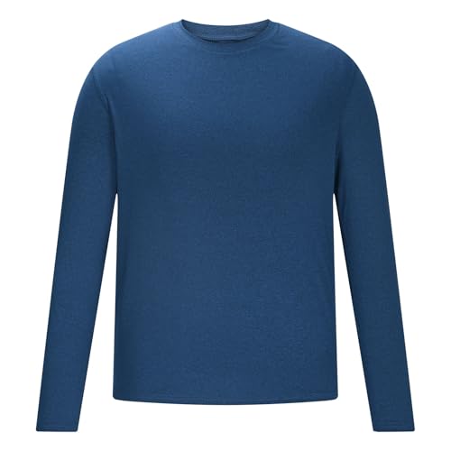 Mens UPF 50+ Rash Guard Lightweight Quick Dry Moisture Wicking Long Sleeve Sun Shirts Athletic Workout Running Tshirt4