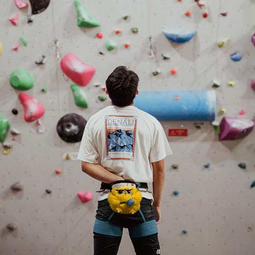 YY Vertical Chick Rock Climbing Chalk Bag, Perfect for Both Adults and Kids, Chalk Bag for Bouldering, Cute Chalkbag for Mountain Lovers, Chalk Pouch