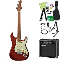 Amazon | Bacchus BST-1-RSM/M エレキギター初心者14点セット 【GA15II
