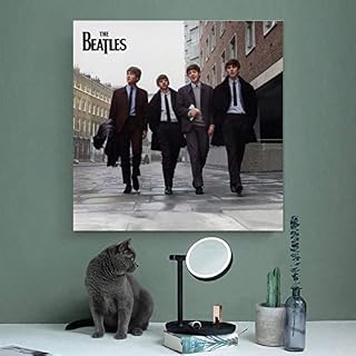 QWKM Poster Beatles on Air Live at The BBC Volume 2 Toile décorative pour salon, chambre à coucher 60 x 60 cm - Les Beatles, Paul McCartney, John Lennon, RIngo Starr, George Harrison QWKM Poster Beatles on Air Live at The BBC Volume 2 Toile décorative pour salon, chambre à coucher 60 x 60 cm – Image 4