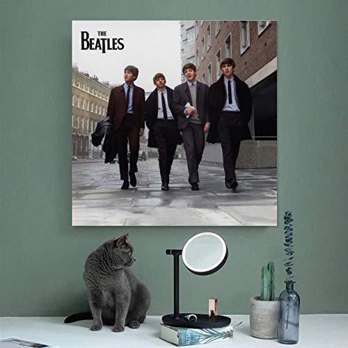 QWKM Poster Beatles on Air Live at The BBC Volume 2 Toile décorative pour salon, chambre à coucher 60 x 60 cm - Les Beatles, Paul McCartney, John Lennon, RIngo Starr, George Harrison QWKM Poster Beatles on Air Live at The BBC Volume 2 Toile décorative pour salon, chambre à coucher 60 x 60 cm – Image 5