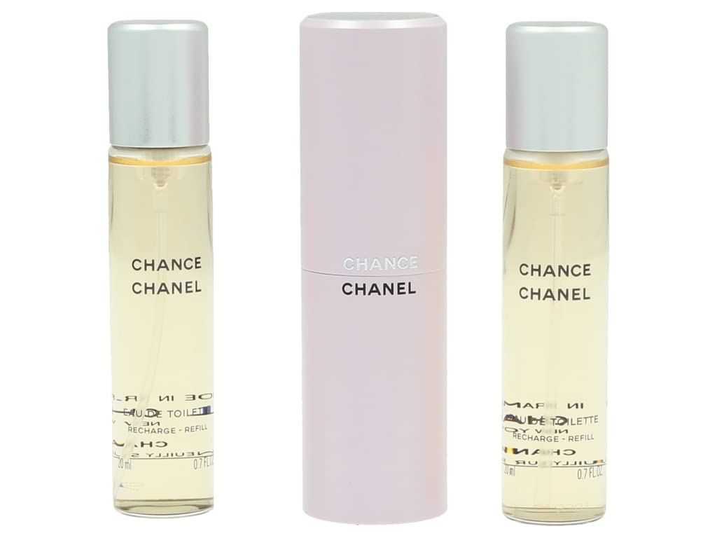 Chance by Chanel for Women - 3 X 0.7 oz EDT Twist and Spray