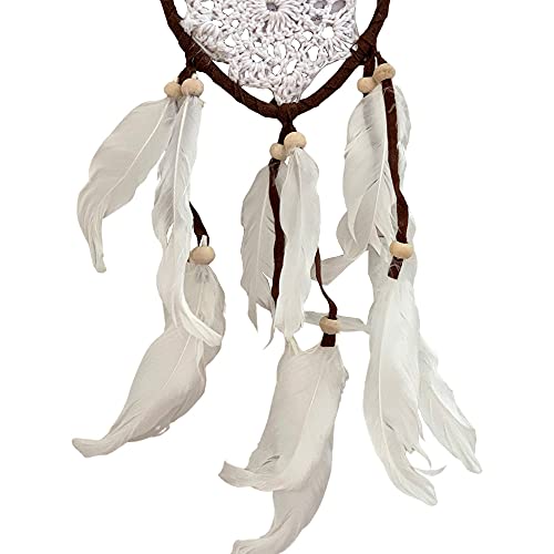 Vie Naturals Heart Shaped Dream Catcher, 9cm, Brown, Multicolor - Image 3