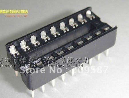 Wiring Connecting Terminals - 20pcs 18 Pin 2.54mm DIP SIP IC Sockets Adaptor Solder Type