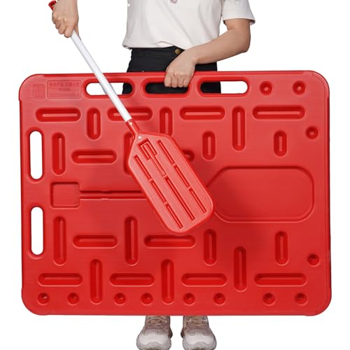 KHEARPSL New Livestock Sorting Panel with Livestock Sorting Paddle, Animal Guide Board, Sturdy and Lightweight, Sorting Paddle and Panel for Pig Hog Cattle Cow Sheep Goat, 38x30x1.3