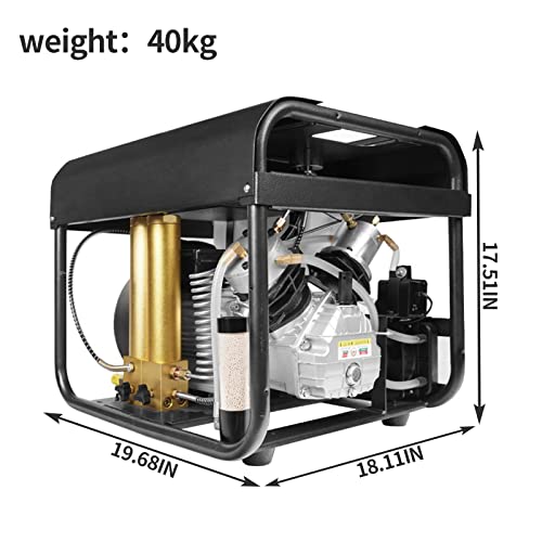 TUXING Pcp Air Compressor,High Pressure Air Compressor,Built-in Two Stage Filtration Filter and Water/Fan Cooling System,4500Psi/30Mpa,Auto-Stop,for Paintball/PCP Air Rifle/Scuba Tank Filling… - Image 8