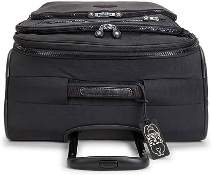 Kipling Youri Spin 미디엄 4륜 롤링 수하물, Black Noir, 캐주얼 — 사진 7