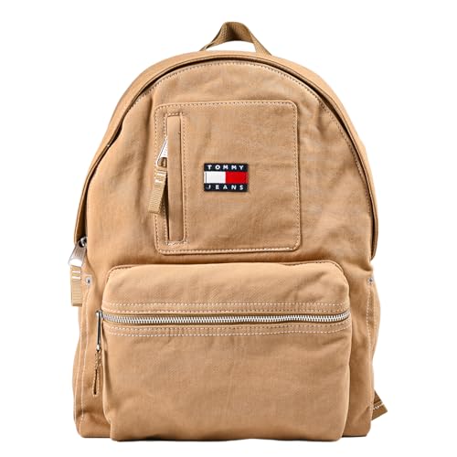 トミーヒルフィガー ヨーロッパ輸入モデル TOMMY HILFIGER バッグ バックパック リュック レディース メンズ TOMMY JEANS UTILITY ベージュ AM0AM13892 AEN DARK [並行輸入品]