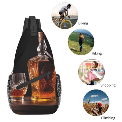 Bolso Cruzado de Pecho para Hombre Negro miniatura 6