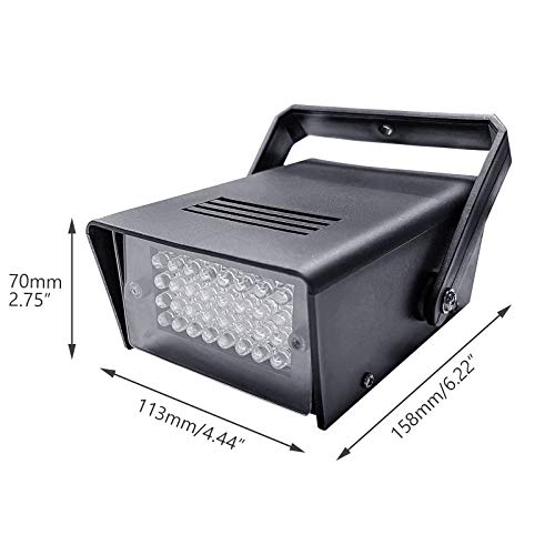 Stroboscopes de soirée compacts 32 LED pour réveiller vos fêtes à la maison