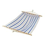 Bliss Hammocks BH-404H 48in Wide Caribbean Hammock w/Pillow, Poolside Patio...