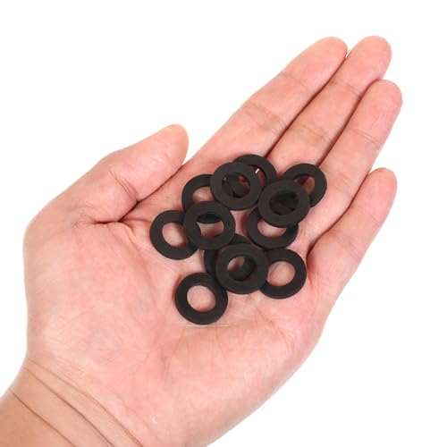 LXUEJIE 30 Stück O-Ringe Dichtringe, Flachdichtungen Dichtung 1/2 Zoll Gummi Flache Unterlegscheibe Schlauch Unterlegscheiben Reparatur Dichtung für Wasserhahn Schlauch Duschkopf Sanitär