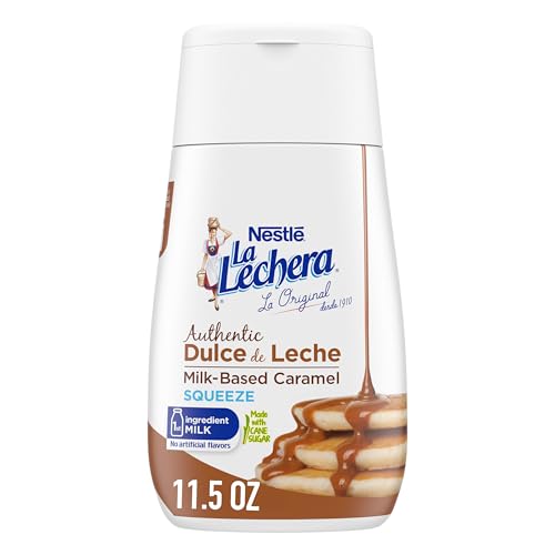 Nestlé La Lechera Dulce De Leche Milk Based Caramel Sauce, Squeeze Bottle 11.5 oz