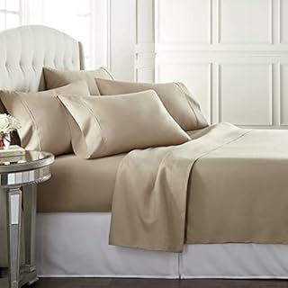 Danjor Linens Queen Size Bed Sheets Set - 1800 Series 6 Piece Bedding Sheet & Pillowcases