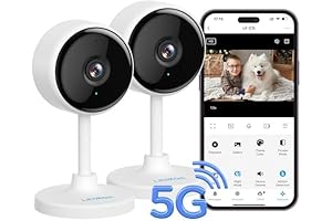 litokam 4MP Indoor Security Camera: Enhanced Home Protection with Night Vision