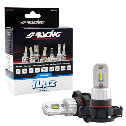 Simoni Racing Z24 Led Conversion Iluz, Lampadine Psx24W A Led Per Auto, 6500K Luce Bianca