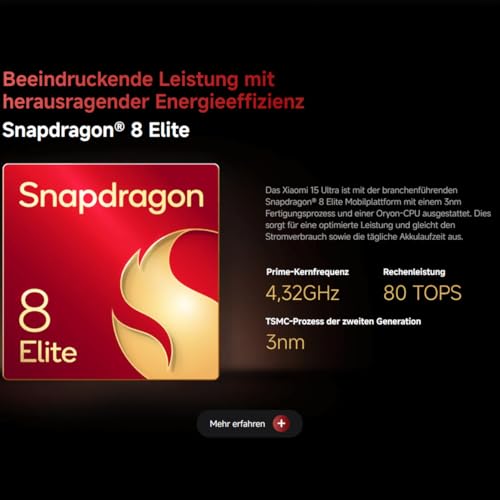 Xiaomi 15 Ultra Smartphone 16GB 512GB Schwarz