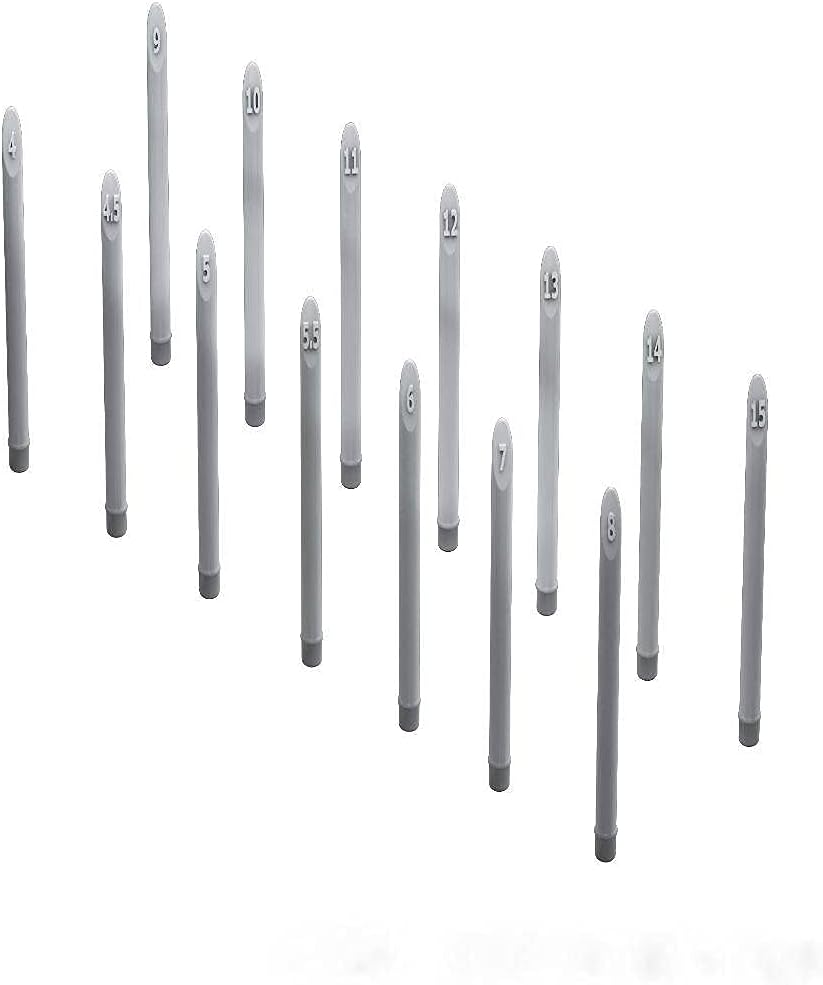 ToolBox Widget Metric Size Stems for 1/4" Drive Sockets Includes 14