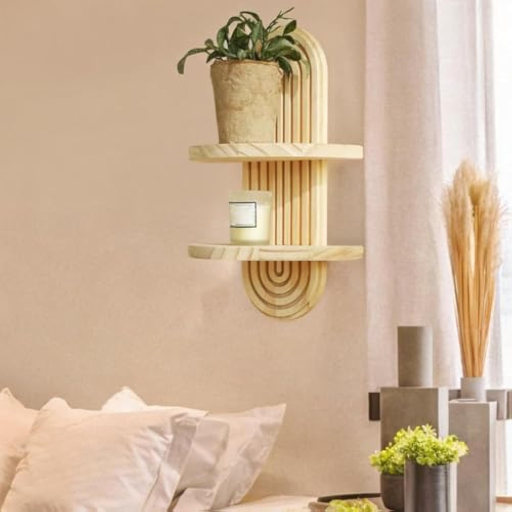 Boho Hanging Shelf Nursery Decor for Bedroom