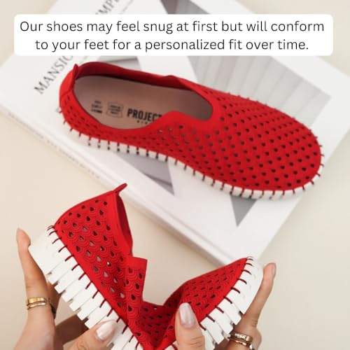 Image of Project Cloud Womens Shoes - Lightweight Summer Loafers for Women with Memory Foam Insole - Stylish & Comfortable Womens Loafers - Perfect Spring Shoes for Women 2026 (Lily)