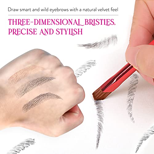 Pennello per sopracciglia, 2 pezzi pennello per