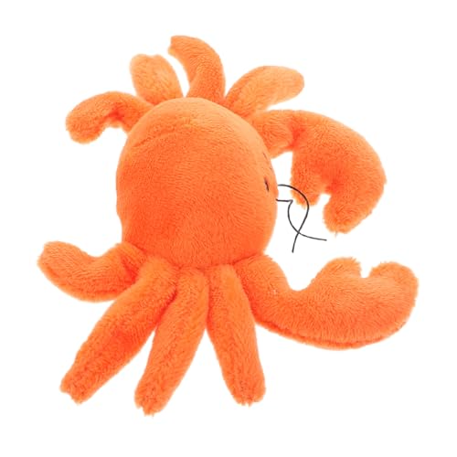 Milisten Aimant Réfrigérateur Peluche Crabe Dessin Animé Décor Marin Magnétique pour Frigo Casier Accessoire Rangement