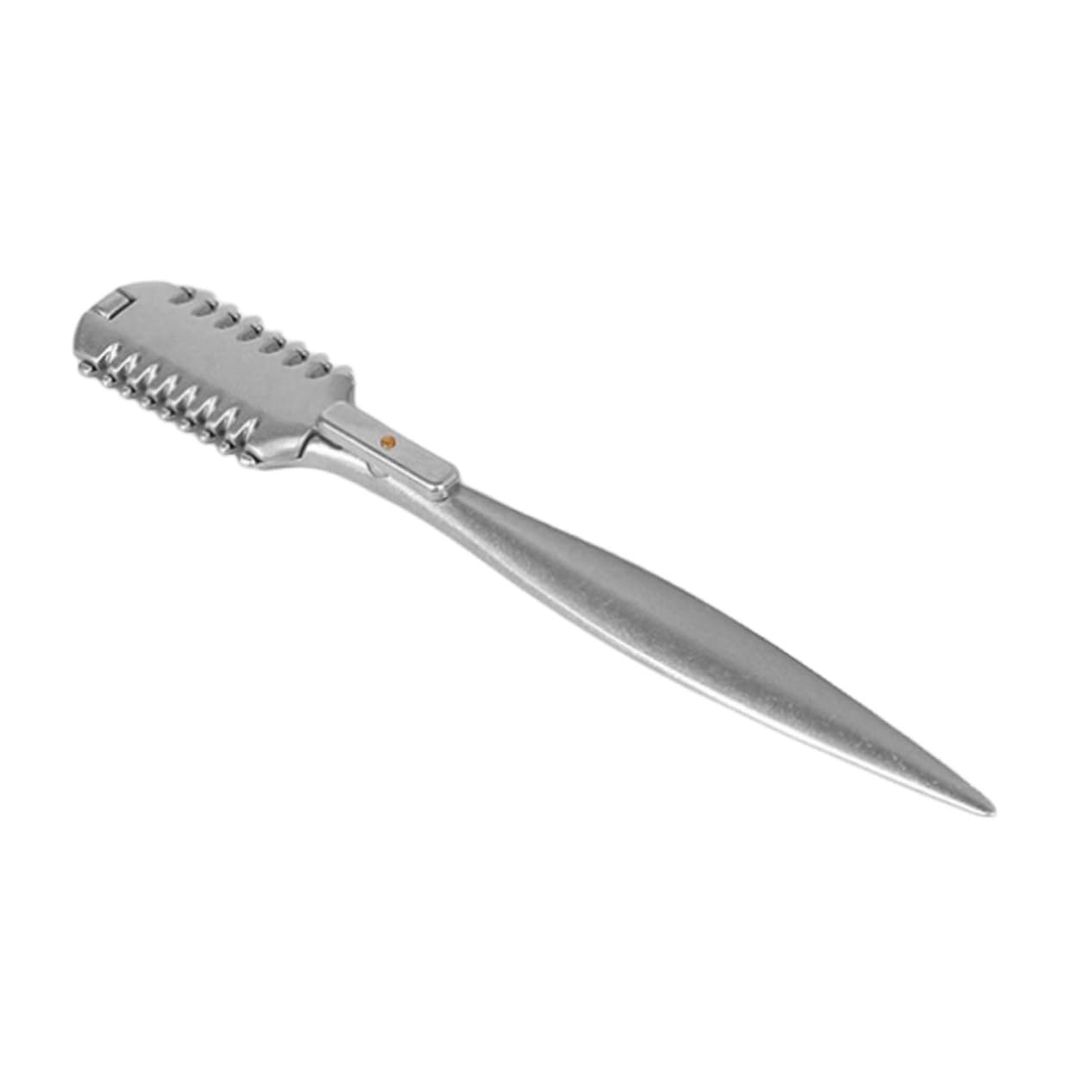 2pcs Double-sided Hair Cutting Comb for Stylists Hair Thinning Trimmer Metal Cutter Fade Comb Razor Trimmer for Men image 3