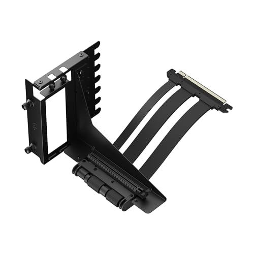 Support GPU Vertical PCIe 4.0 Riser Fixation Carte Graphique Noire - 2