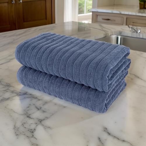 Classic Turkish Towels Ctt Premium Jumbo Bath Sheets 2 Pack, 100% Turkish Cotton, Absorbent & Ultra Comfy Bath Towel Sheets For Hotels & Spa thumb #2