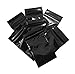Small Plastic Recyclable Bags 100 2020 Color Apple Mini Ziplock Baggie Colored Mix 2" X 2" (Black)