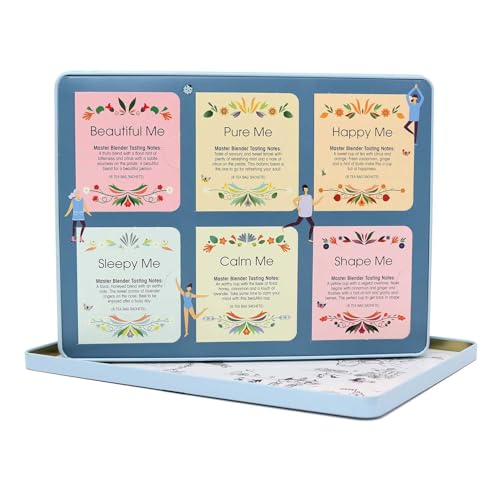 ETS - BIO Tee-Kollektion Wellness-Kollektion in edler Metalldose, Tee Geschenk zum Wohlfühlen zu Weihnachten, Ostern, Geburtstag, 6 x 6 Sorten