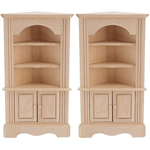 Toyvian Miniatures Dollhouse Cabinet 2 Pack Cover