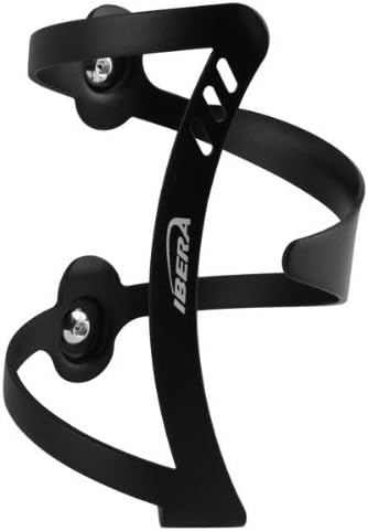 Ibera Extra Lightweight Alloy Bicycle Water Bottle Cage, Ergonomic, Side-Access, Only 30g (1.1 oz), 15 YEAR WARRANTY